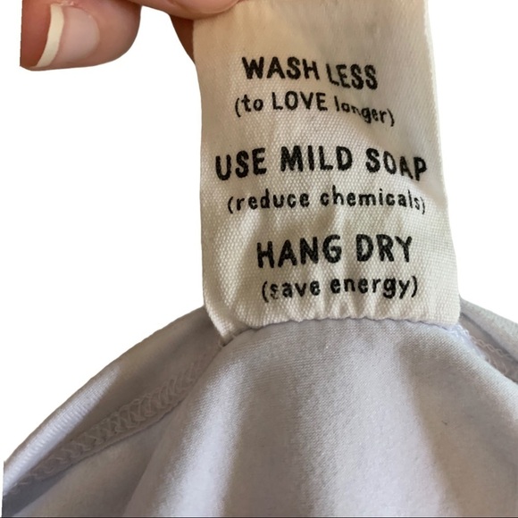 We Care Weekend Edition Rose Embroidered T-Shirt S - Picture 5 of 5